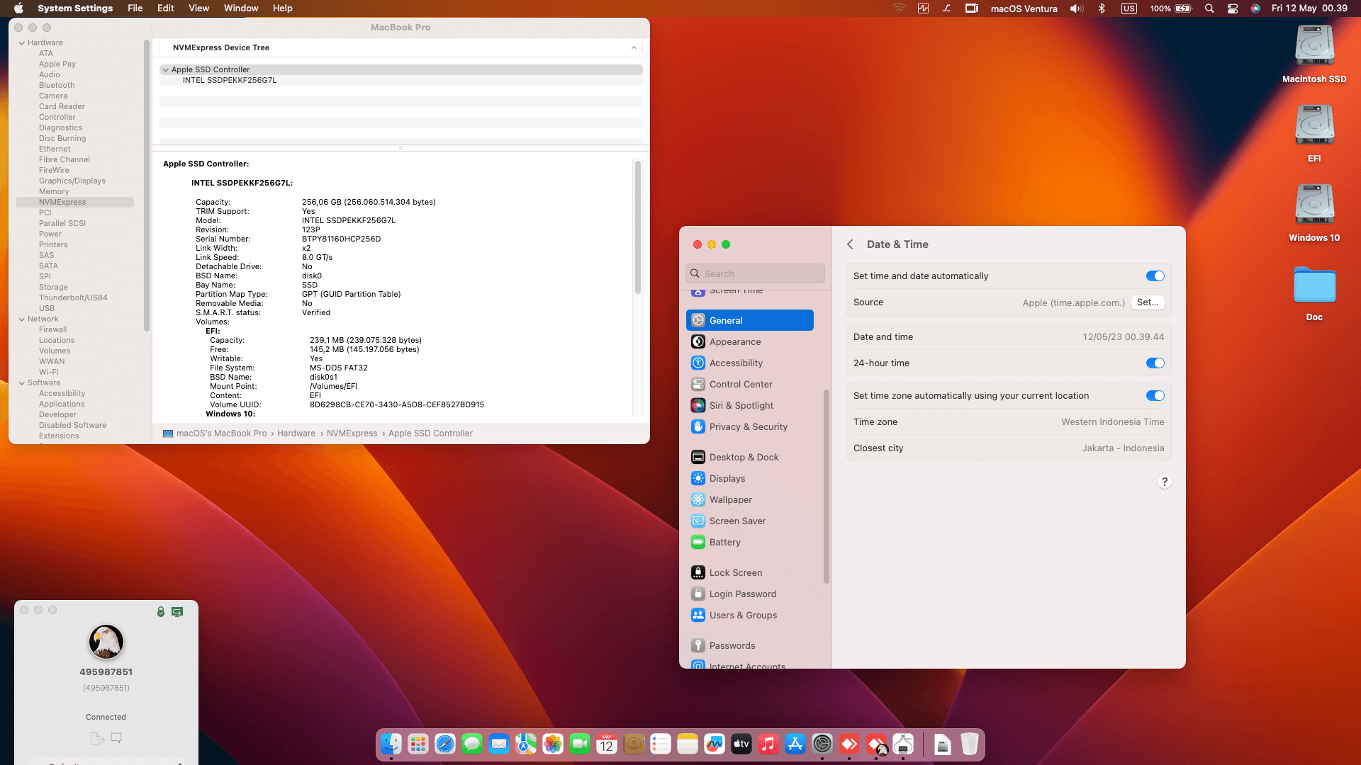 Lenovo Thinkpad P52S [KabyLake R   Intel UHD 620 + PS2 SMBUS]   OpenCore 1